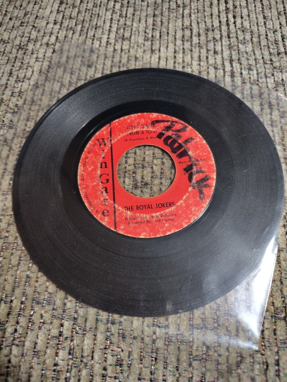 HEAR Royal Jokers 45 From A To Z Love Game WINGATE northern soul R&B